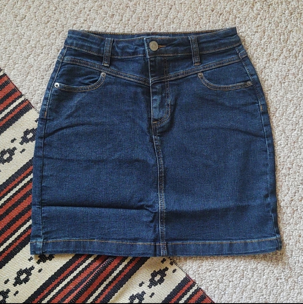 Modcloth Denim Mini Skirt‎